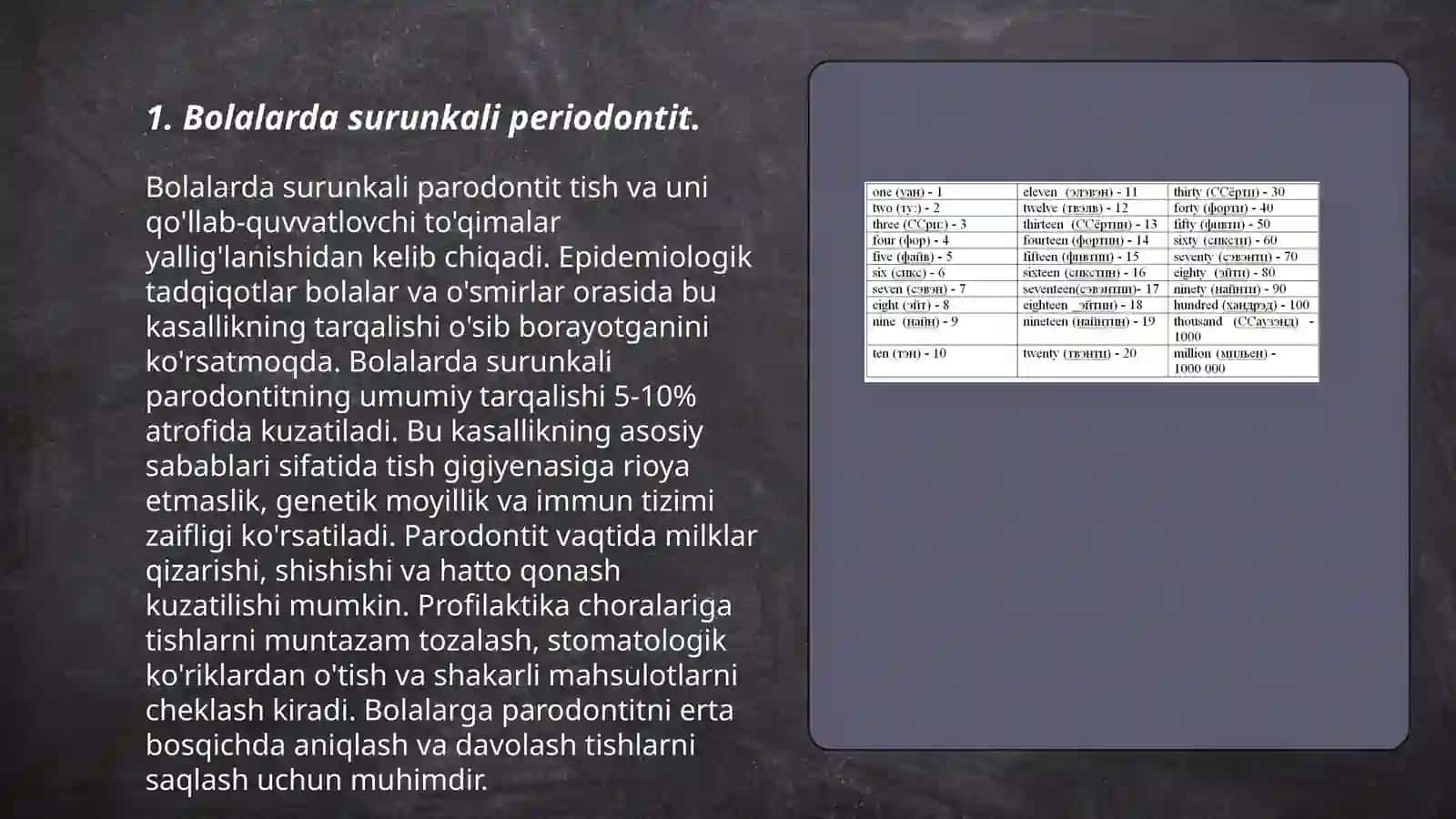 Surunkali periodontitlardagi tishlar plombalashi va davolashi 3
