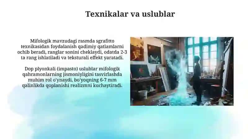 Texnikalar va uslublar 3