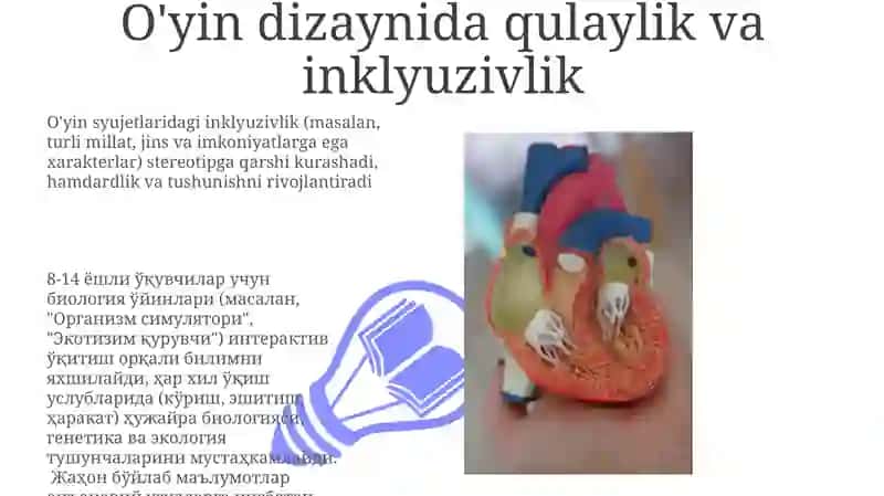 Biologiyadarslarinio'tishdadidaktiko'yinlimashg'ulotlariningahamiyati 3