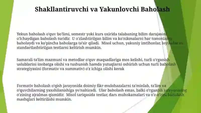 TA'LIM MAZMUNI VA METODLARI 3