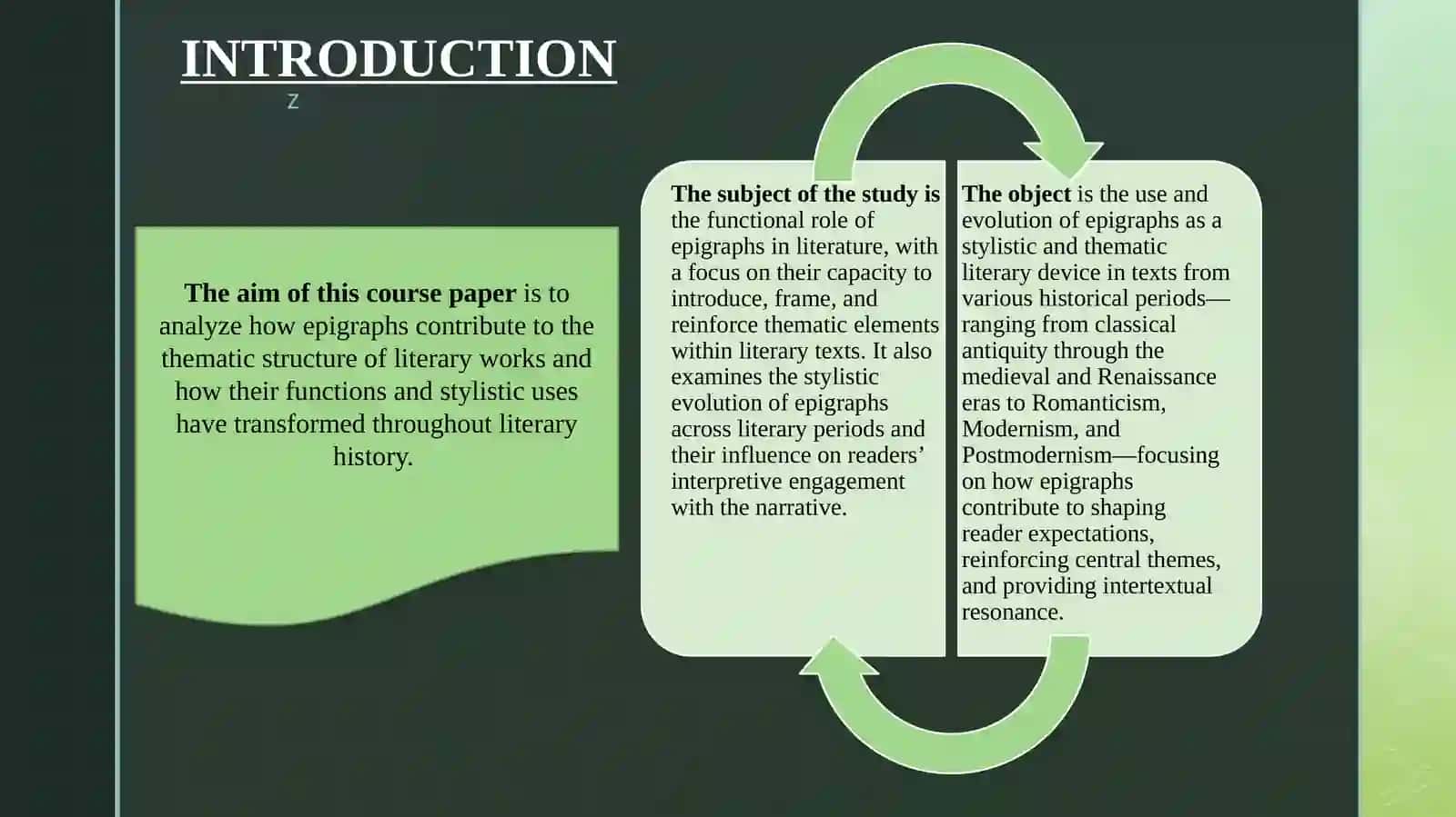 Practical English and Literature Department Course Paper 3