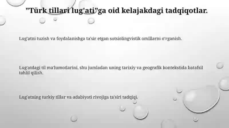 "Turk Tilari Lug'ati" 3