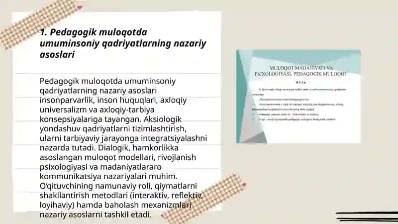 Pedagogik muloqotda umuminsoniy qadriyatlarning ustuvorligi 3
