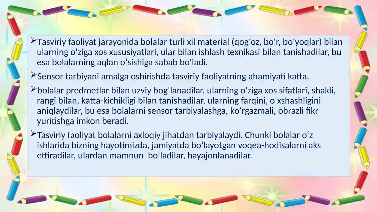 Maktabgacha ta’limda bolalarni ijodiy faoliyatini tashkilqilish texnologiyasi 3