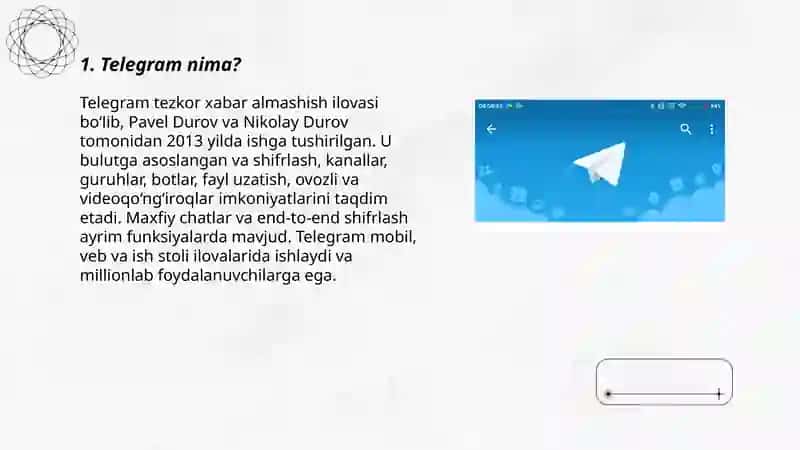 Telegram haqida maʼlumot 3