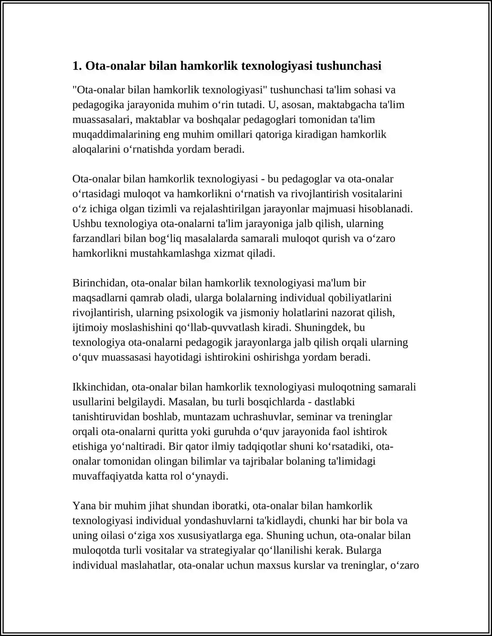 G'ARB VA SHARQ MUTAFAKKIRLARI MANBALARIDA OTA ONALAR BILAN HAMKORLIK TEXNOLOGIYASI FANLARING RIVOJI 3