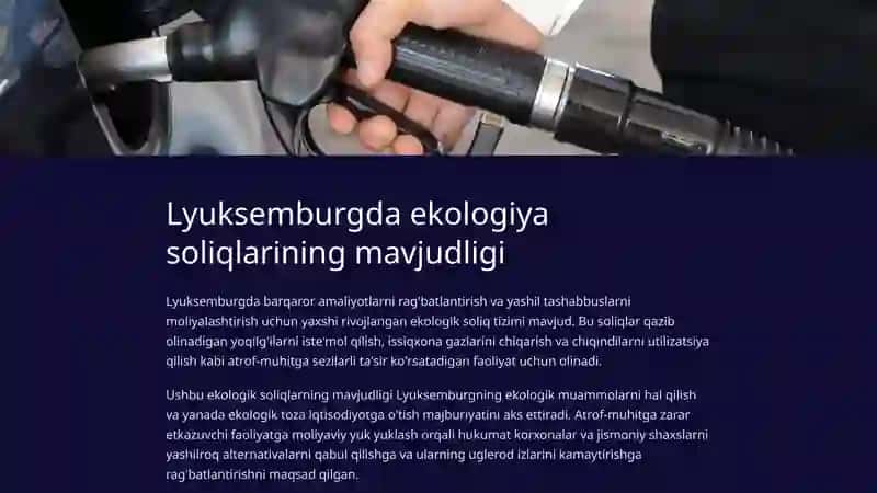 Lyuksemburgda ekologik soliqqa tortish 3