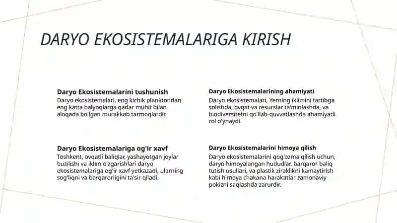 Dengizekosistemasi.Hamjamiyatvaekosistema 3