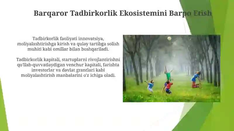 Tadbirkorlik faoliyati va tadbirkorlik kapitali 3