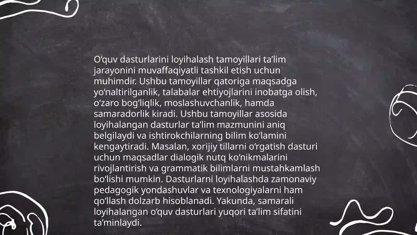 O‘quv dasturlarini loyihalash tamoyillari 3