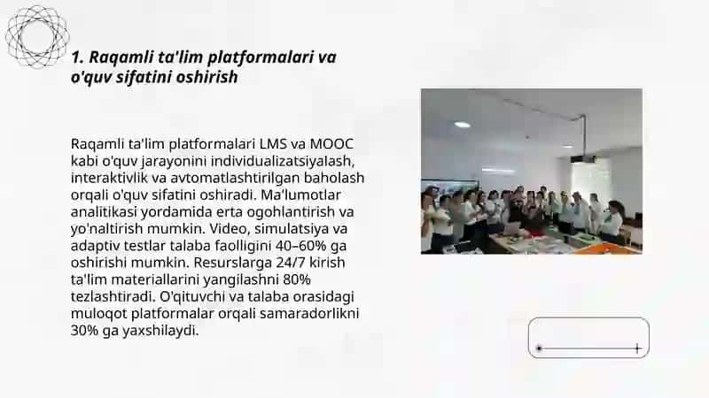 Raqamli ta'lim platformalari va o'quv sifatini oshirish 3