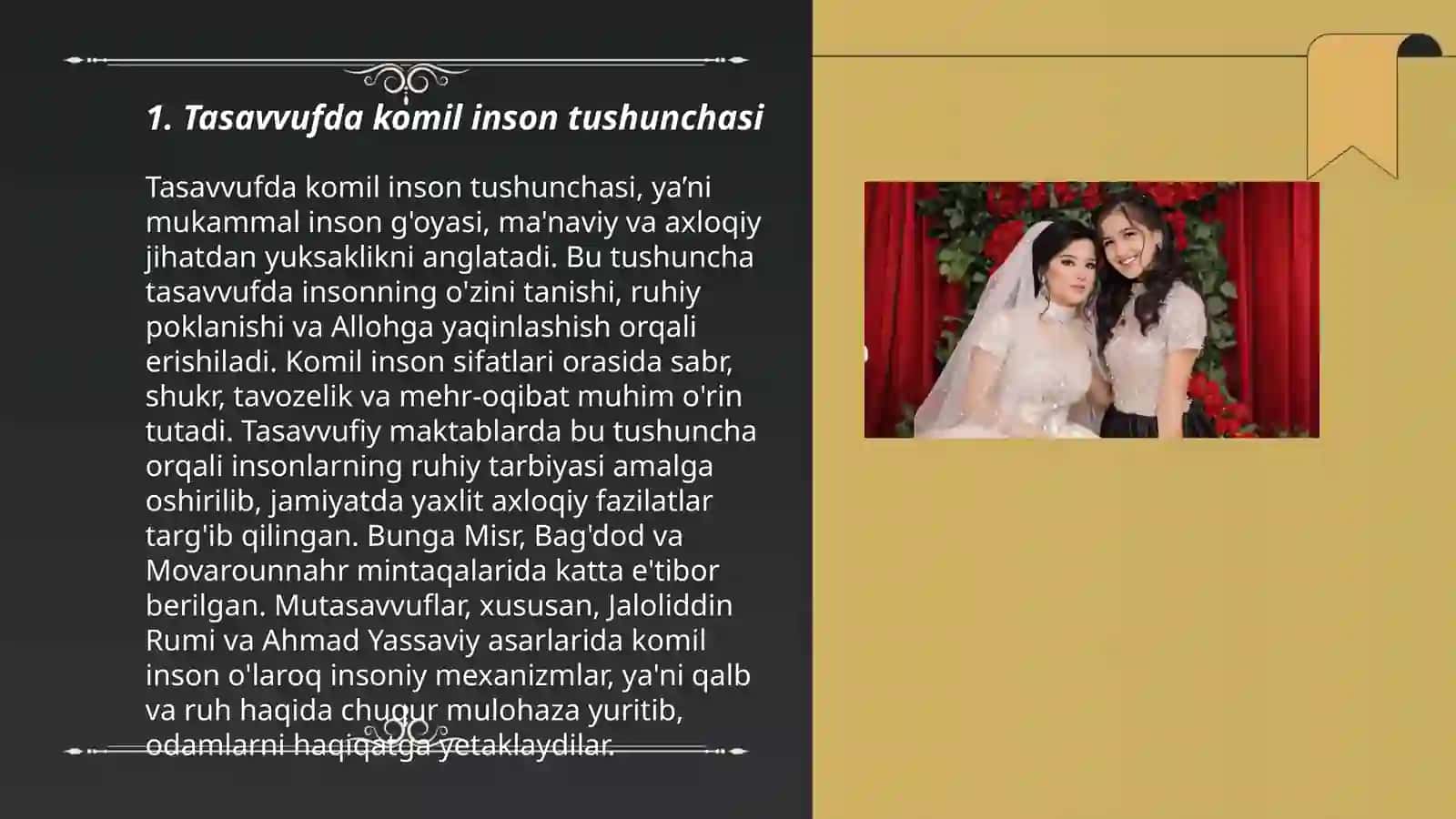 Tasavvufda komil inson qarashlari va tariqatlari 3