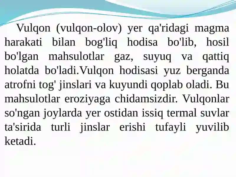 Tuproqning yemirilishiga va unumdorligiga salbiy ta'sir etuvchi tabiiy jarayonlar 3