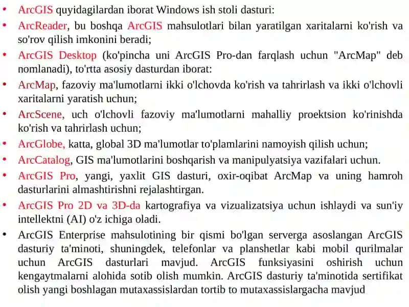ArcGISdasturi 3