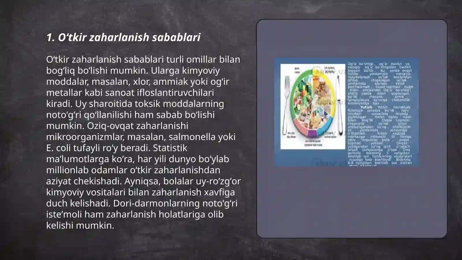 Oʻtkir zaharlanishlar 3