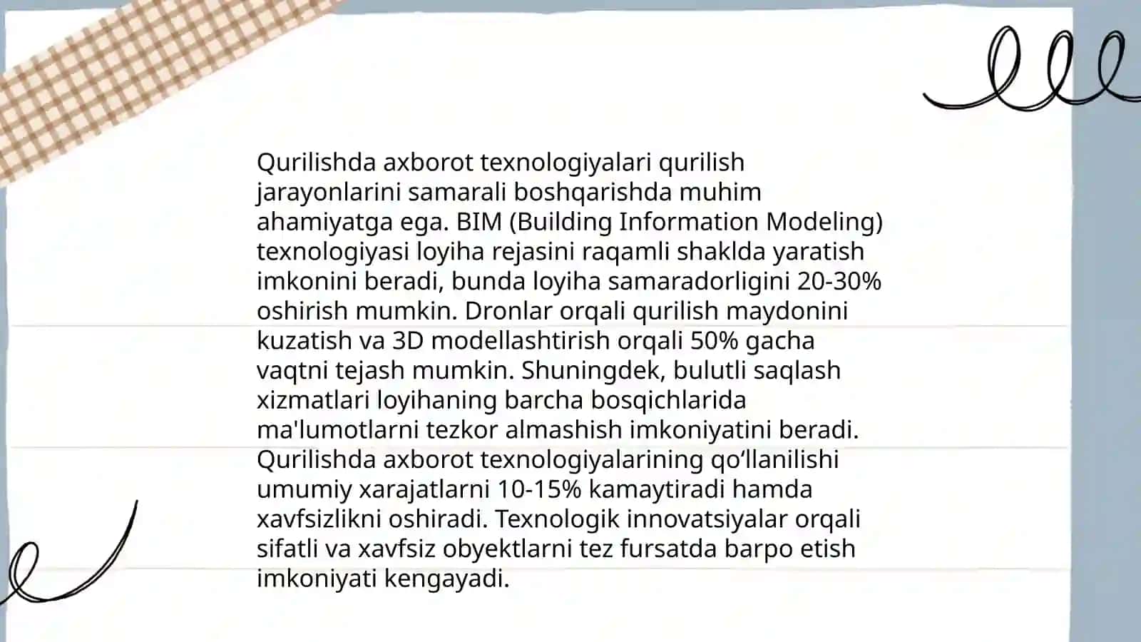 Qurilishdagi axborot texnalogiyarining roli 3