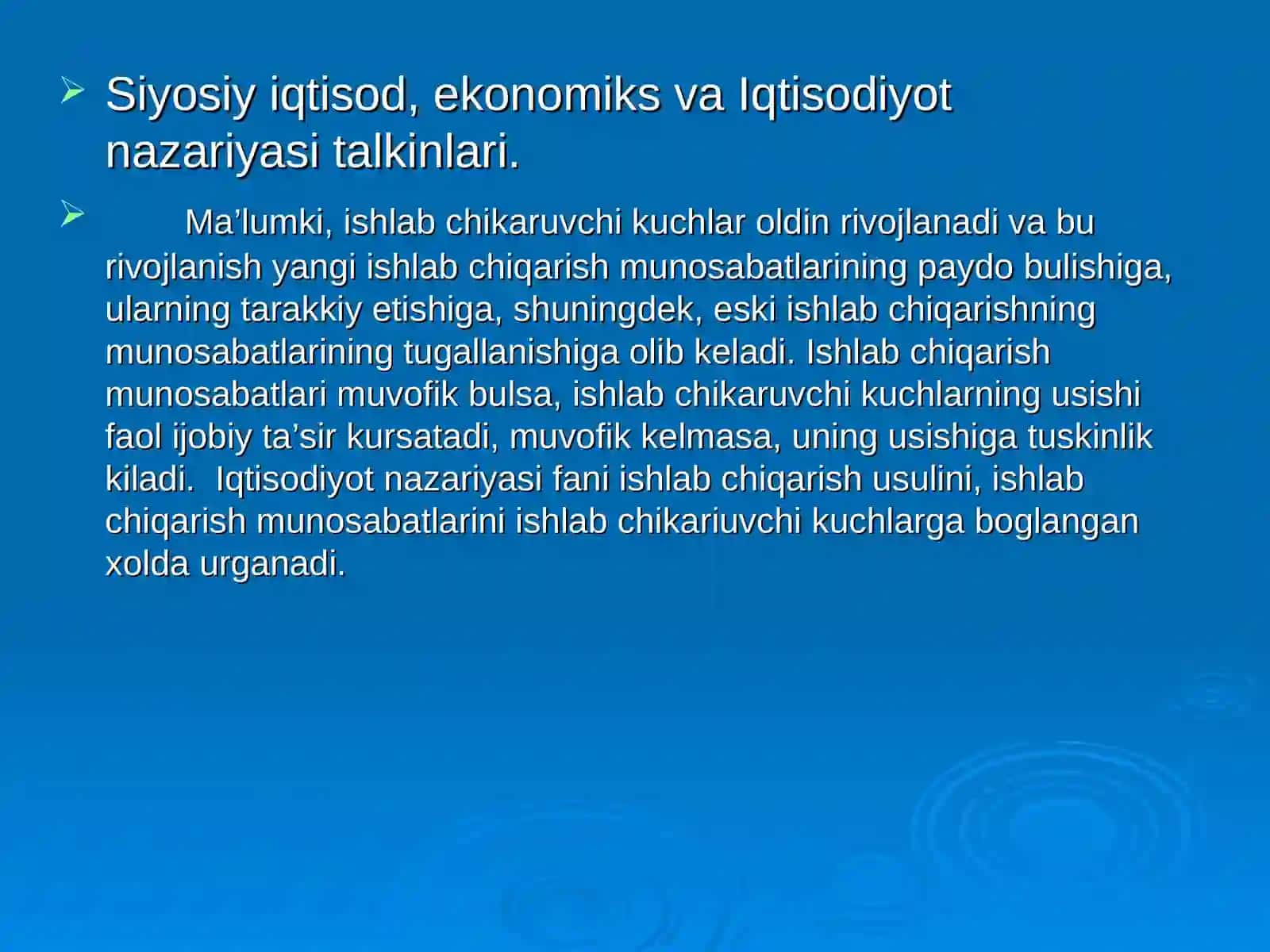 XV-XVIII asrlarda Merkantilizm va klassik iqtisodiy maktabning vujudga kelishi 3