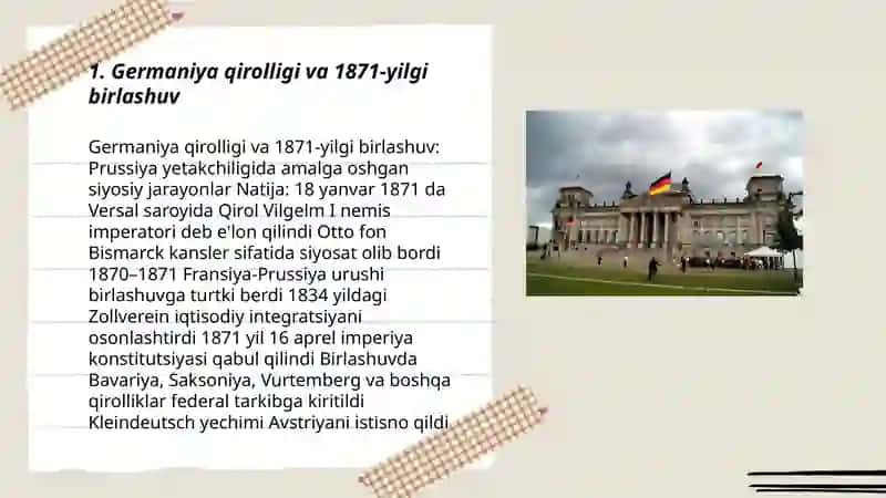 Germaniya qirolligi va 1871‑yilgi birlashuv 3