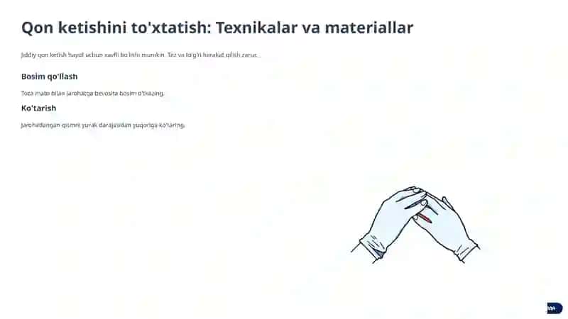 Shikastlangan bemorlarni parvarish qilish asoslari 3