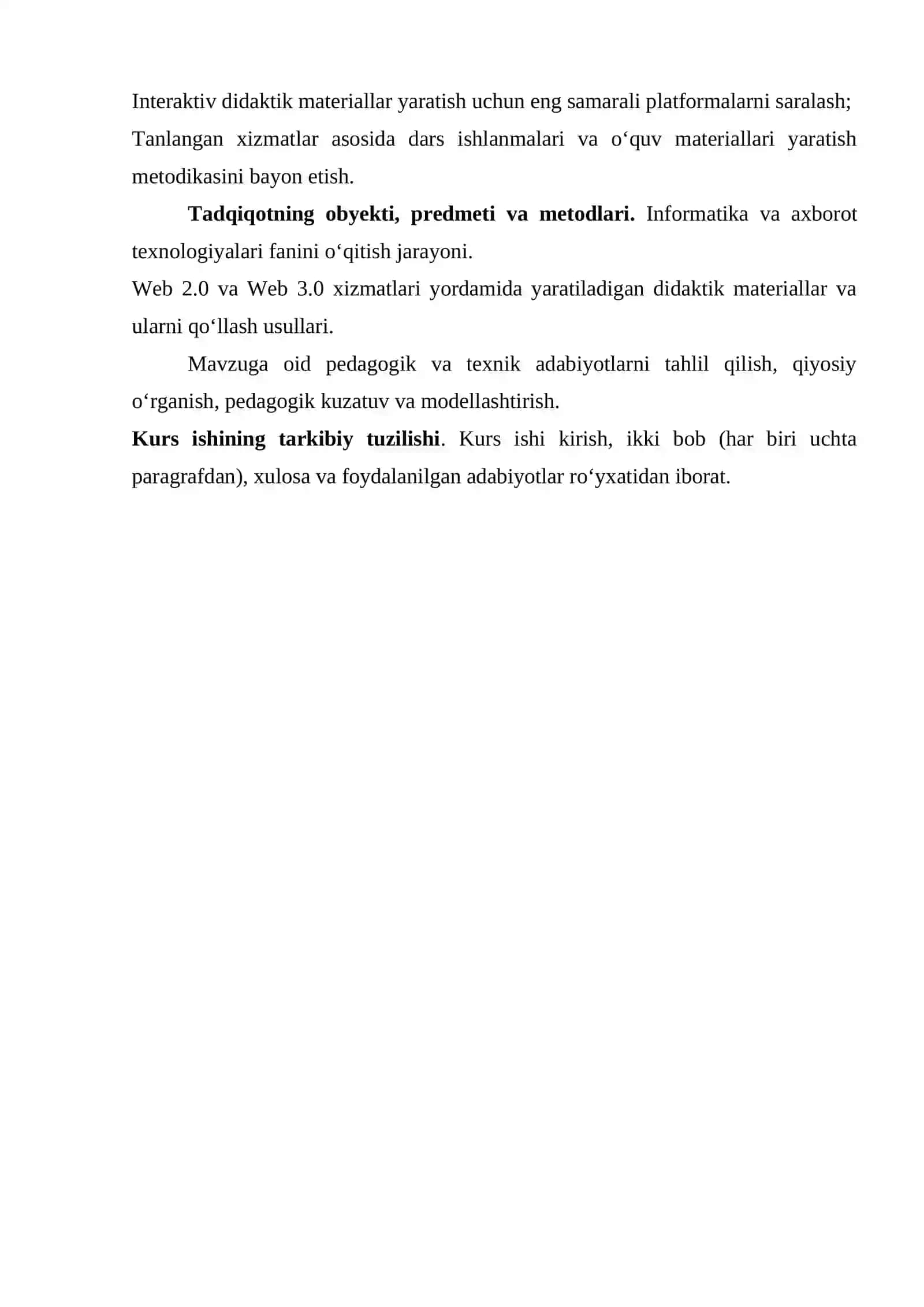 Web 2.0 va Web 3.0 xizmatlari asosida didaktik materiallar yaratish metodikasi. 3