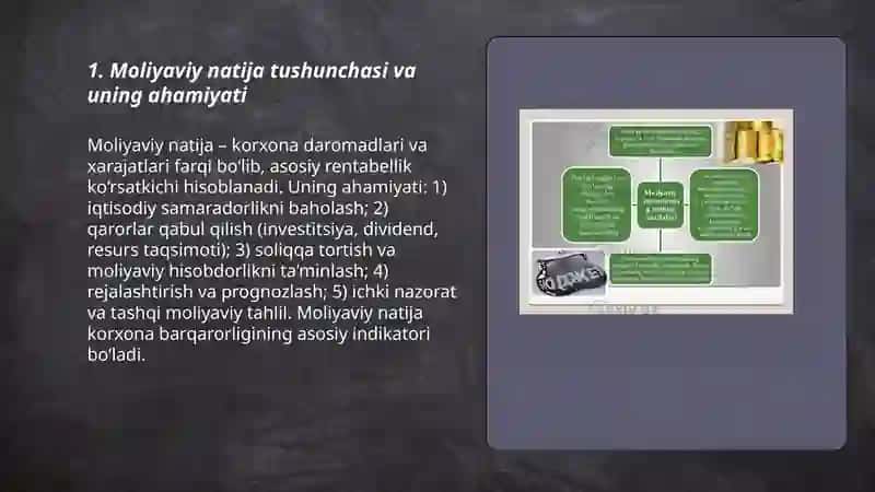 Moliyaviy natijalarni shakillantirish va hisobda aks ettirish 3