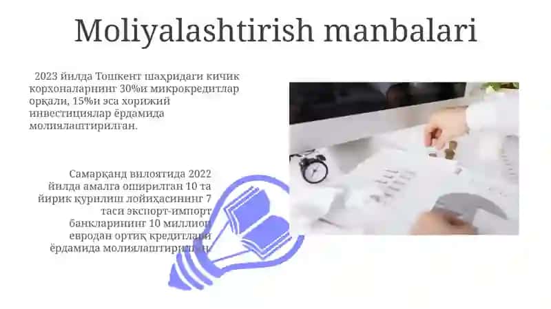 Moliyalashtirish manbalari 3