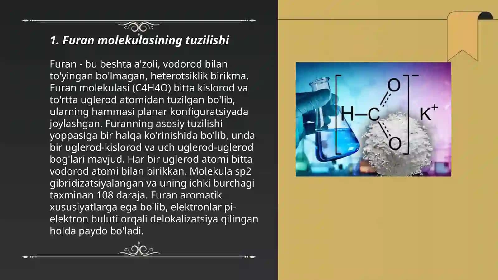 Furan xossalari 3