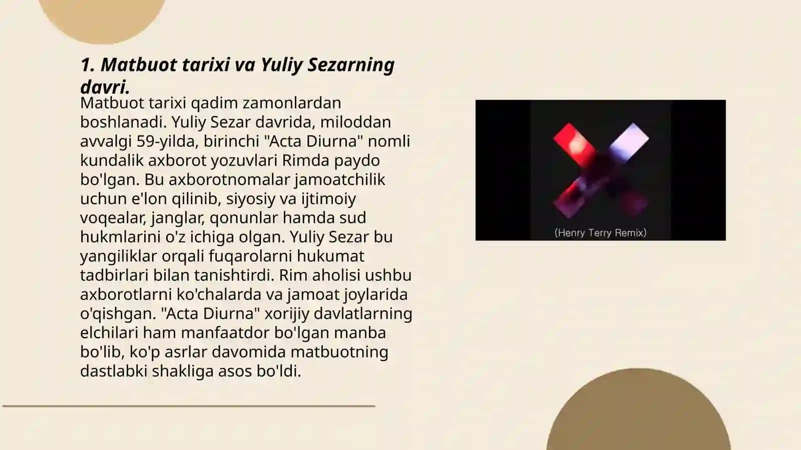 Matbuot tarixi va Yuliy Sezarning davri 3