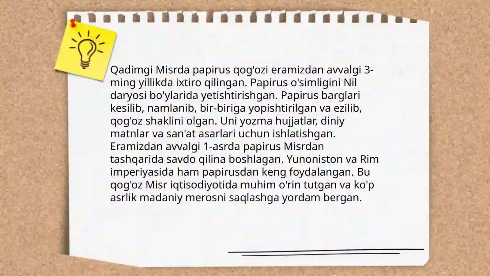 Qoģozni ixtiro qilish tarixi Abduqodirova Mumtozbegim 3