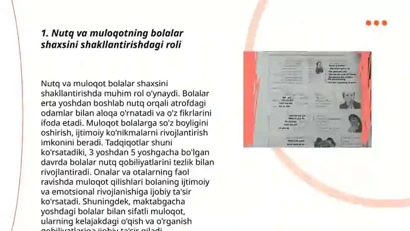 Bolalarning ijtimoiy va shaxs sifatida shakllanishida nutqning õrni 3
