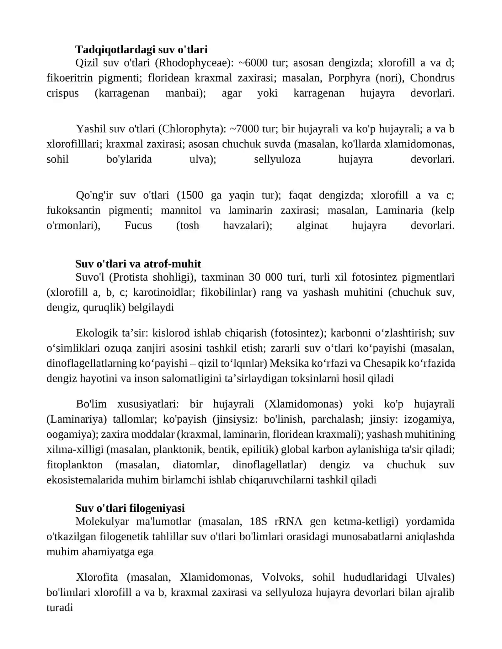 Suv o'simliklari 3