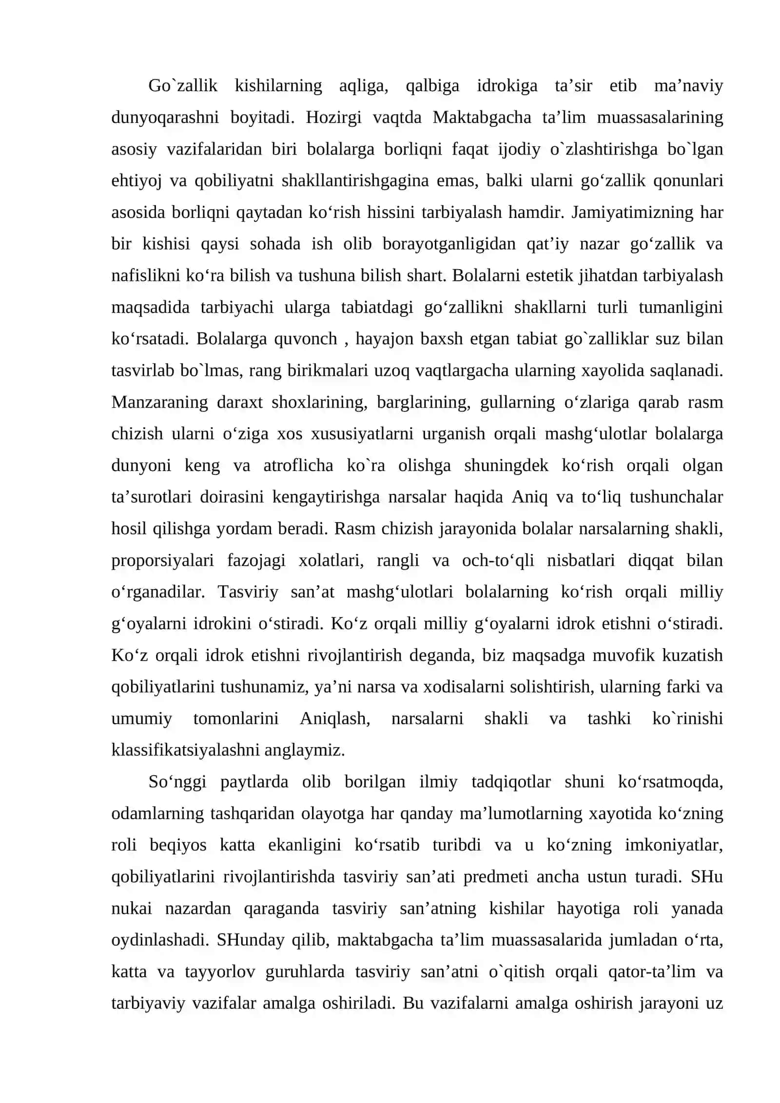 Katta va maktabga tayyorlov guruhda bolalarni rasm chizishga o‘rgatish metodlari 3