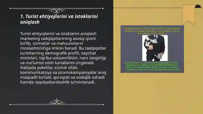 Turizmda marketing tadqiqotlari nima uchun kerak 3