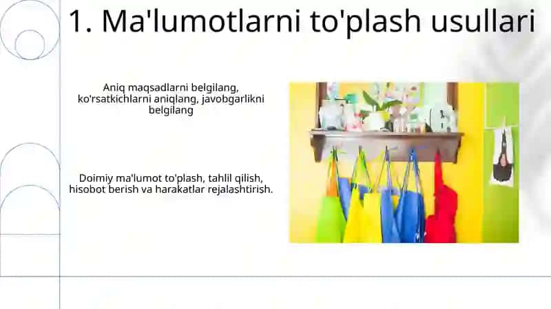 Monitoring jarayonini tashkil etish 3