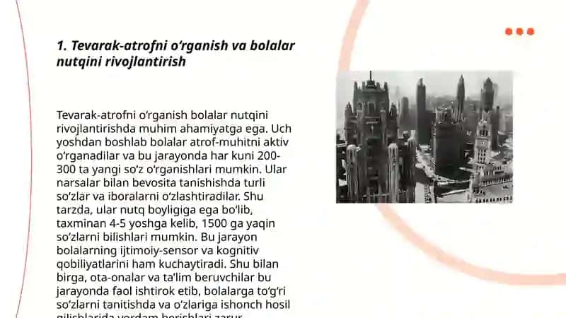 Tevarak atrof bilan tanishtirish jarayonida bolalar nutqini rivojlantirish metodikasi 3