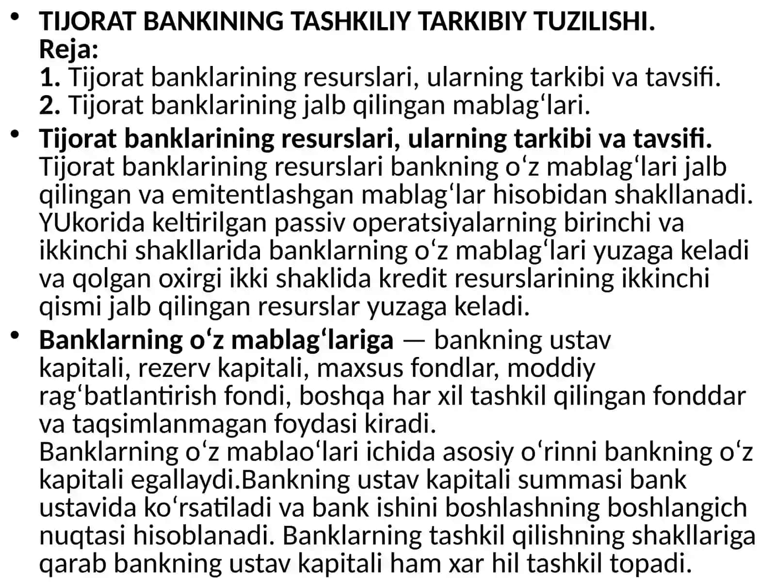 TIJORAT BANKINING TASHKILIY TARKIBIY TUZILISHI 3