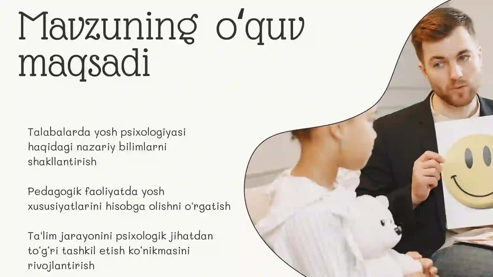 Yosh va Pedagogik Psixologiya Fanining Tadqiqot Sohasi va Muammolari 3