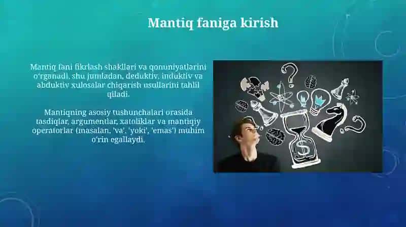 Mantiqiy tafakkur shakllari va qonunlari 3
