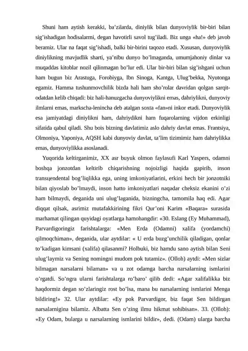 Axloqning kelib chiqishi va asoslanishi masalasi 3