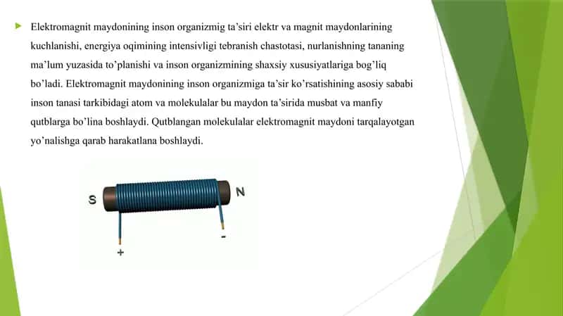 Elektromagnit maydonning organizmga ta'siri 3