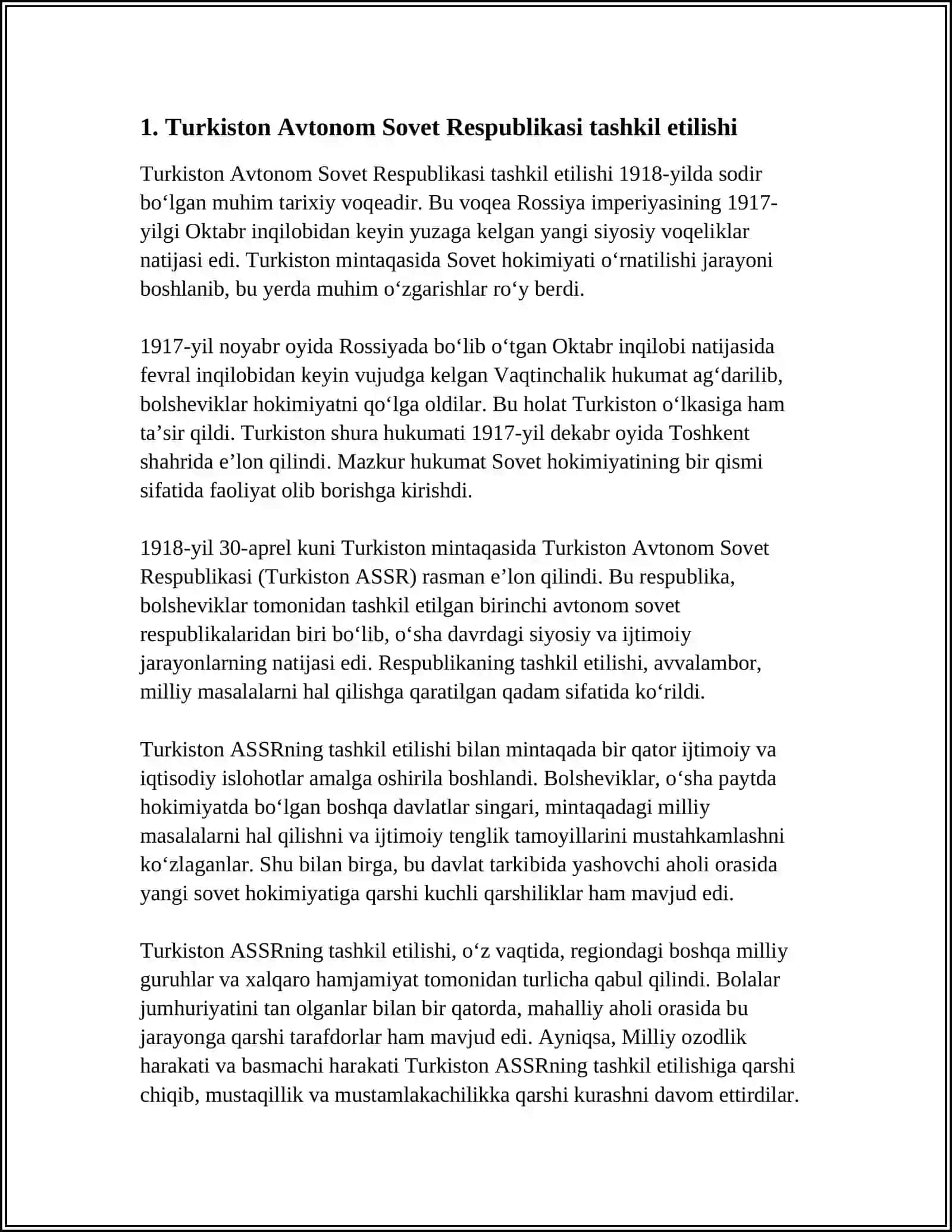 Turkiston Avtonom Sovet Respublikasi 3
