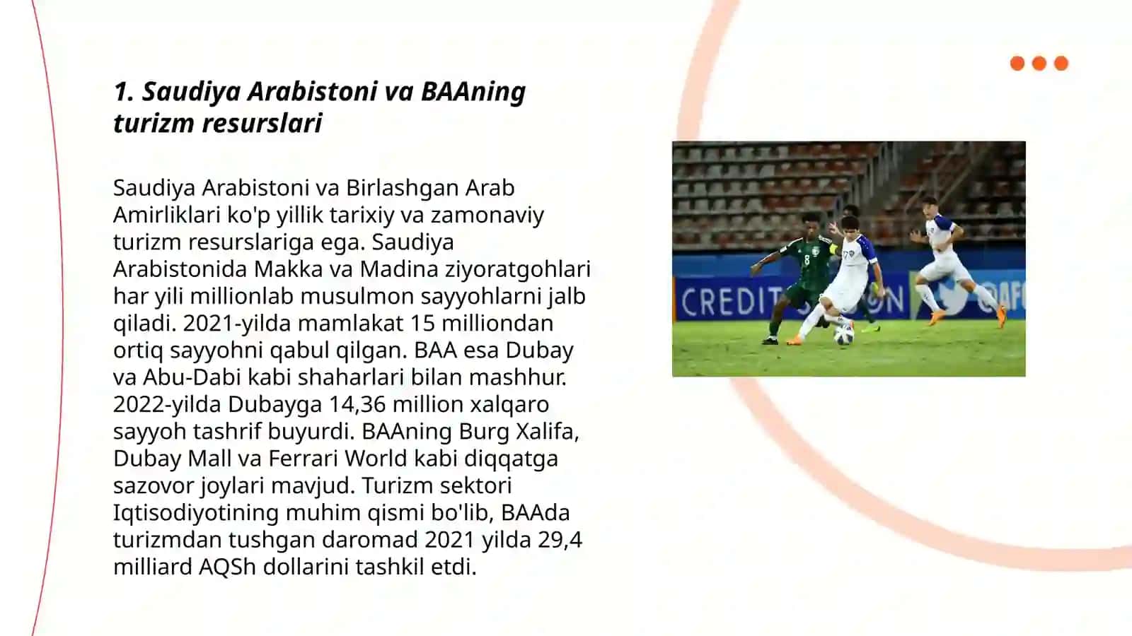 Saudiya Arabistoni va BAAning turizm geografiyasi 3