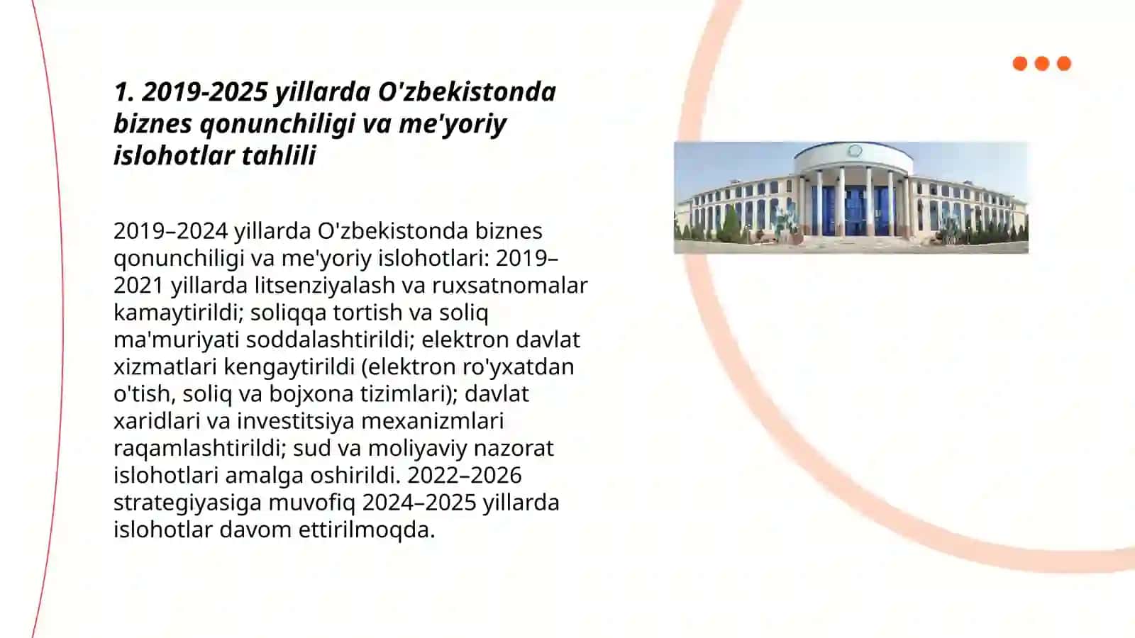 O`zbekistonda tadbirkorlik muhiti tahlili 2019-2025 3