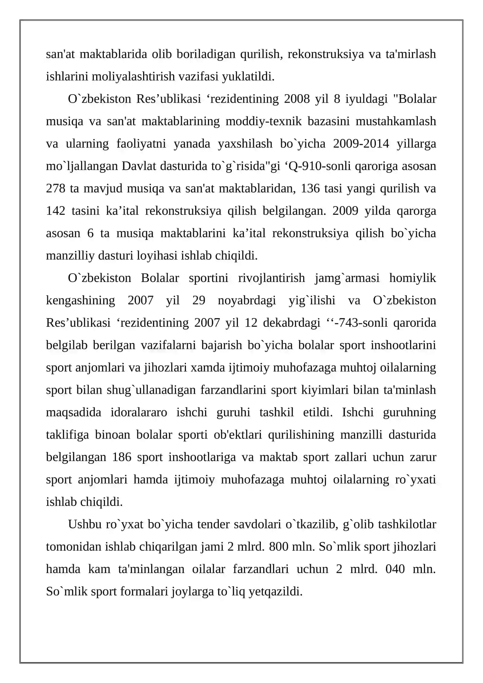 O'zbekistonda bolalar sportini rivojlantirish 3