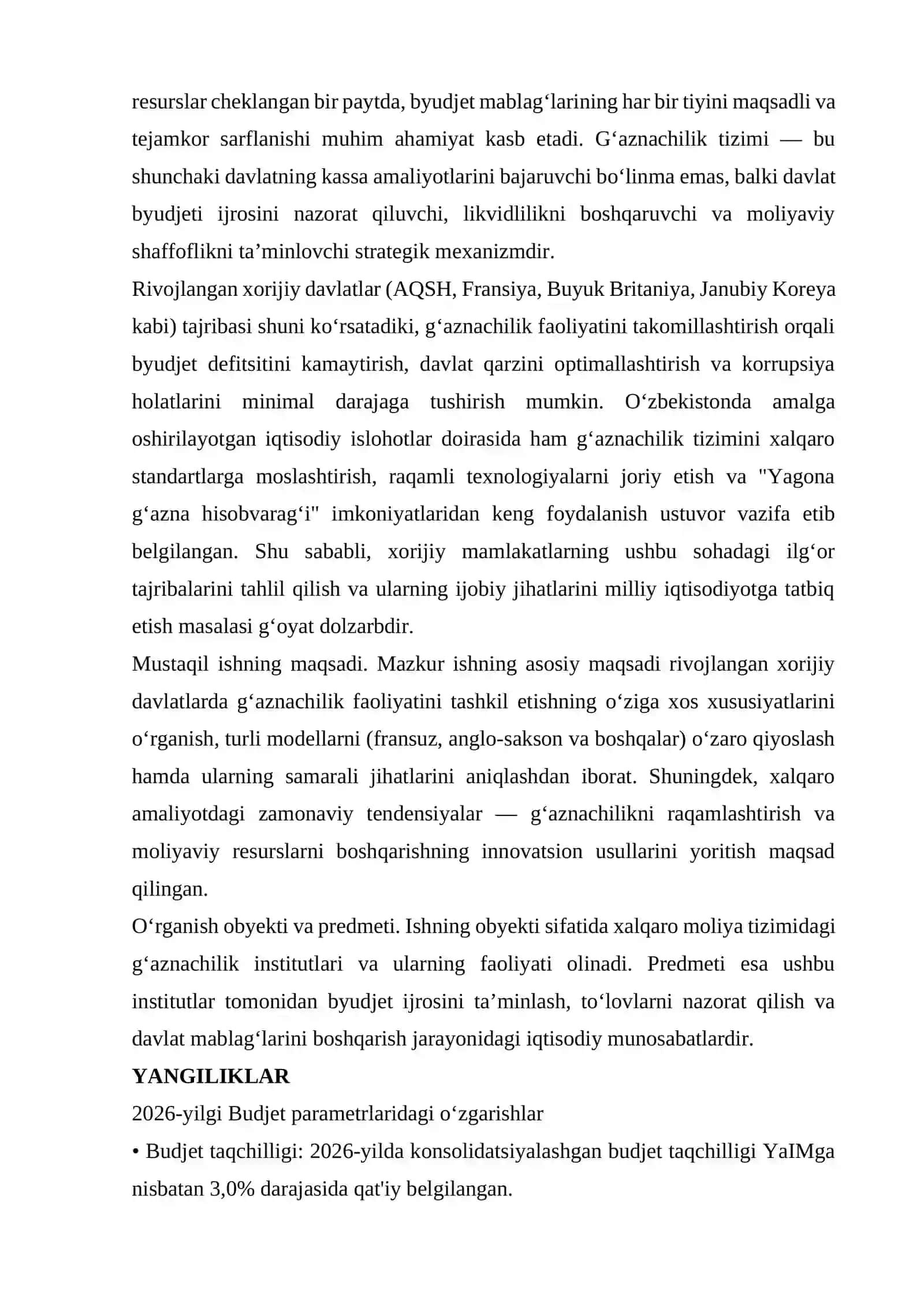 G’aznachilik faoliyatini tashkil etishning xorij tajribalari 3