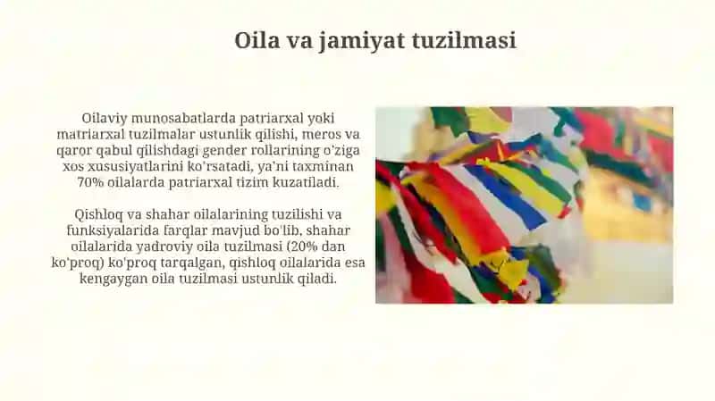 Dunyo xalqlari madaniyatidagi umumiyliklar va farqlar 3