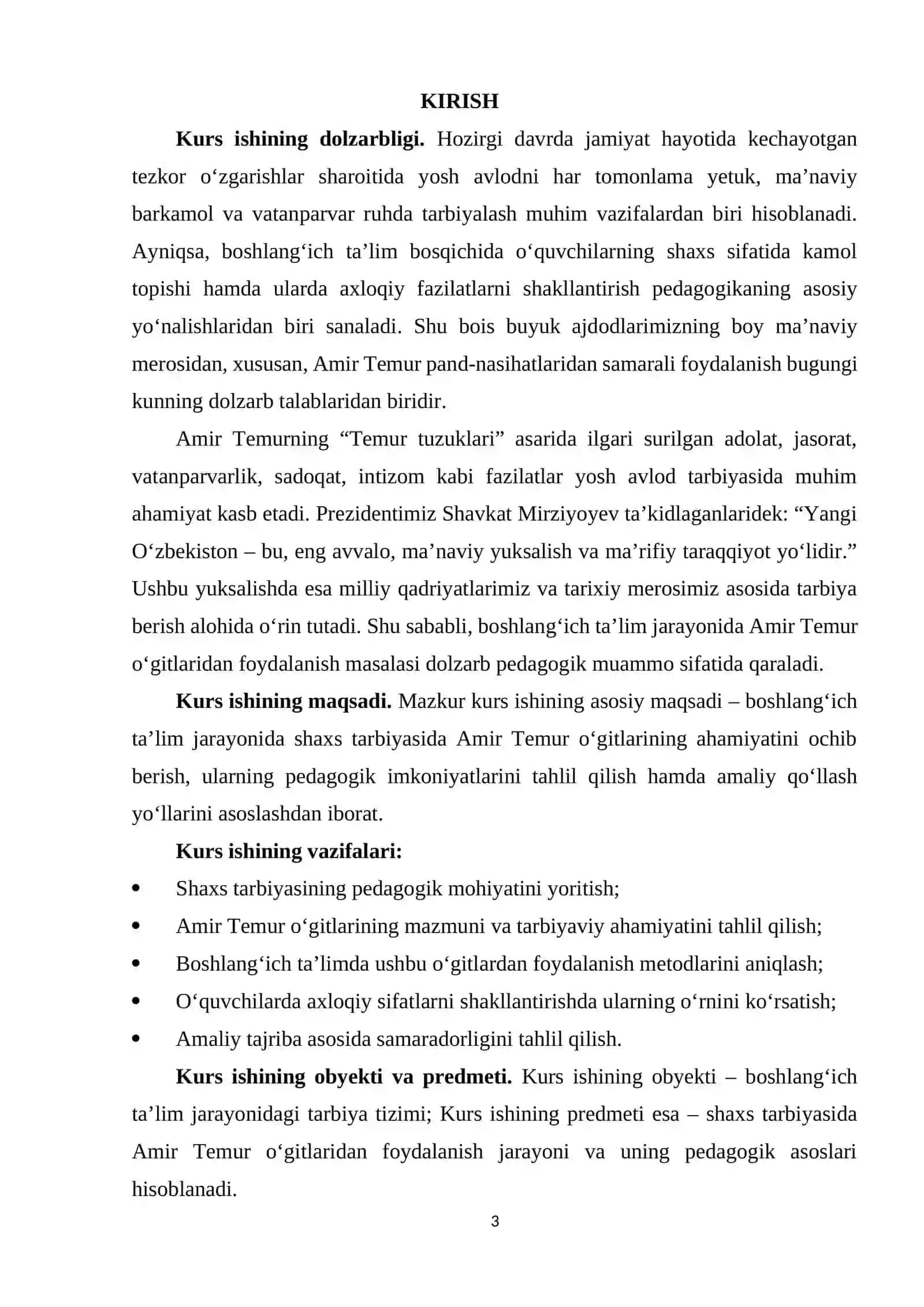 Shaxs tarbiyasida Amir Temur oʻg‘itlaridan foydalanish 3