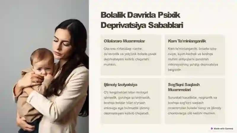 Bolalik Davrida Psixik Deprivatsiya: Ta'sir va Oqibatlari 3