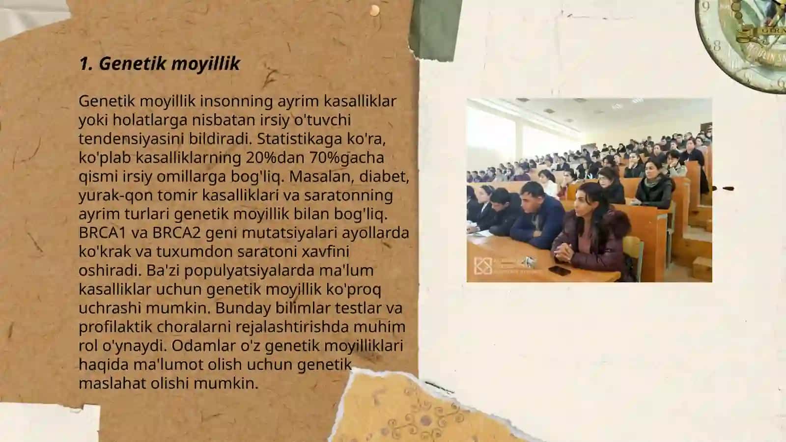 Qandli diabet uchun guruhli profilaktik maslahat berish metodologiyasi 2- toifa diabet rivojlanishi uchun xavf omillari 3