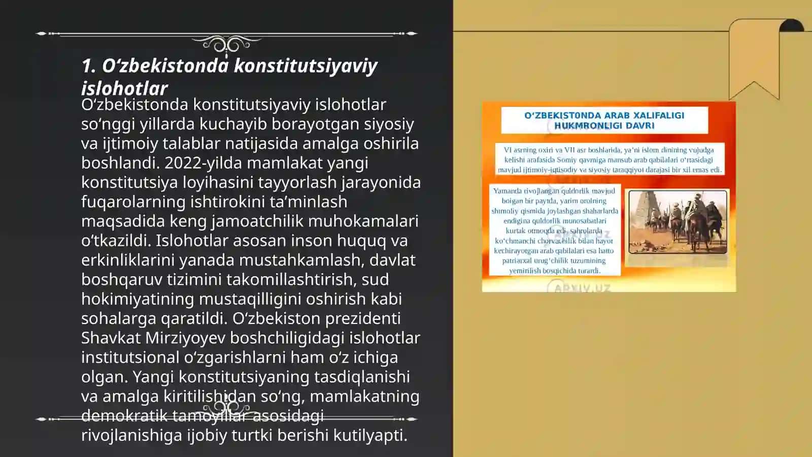 Oʻzbekistonda siyosiy islohotlar va ularning ahamiyati 3